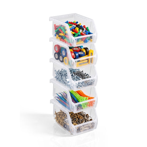 Open Front Garage Storage Bin