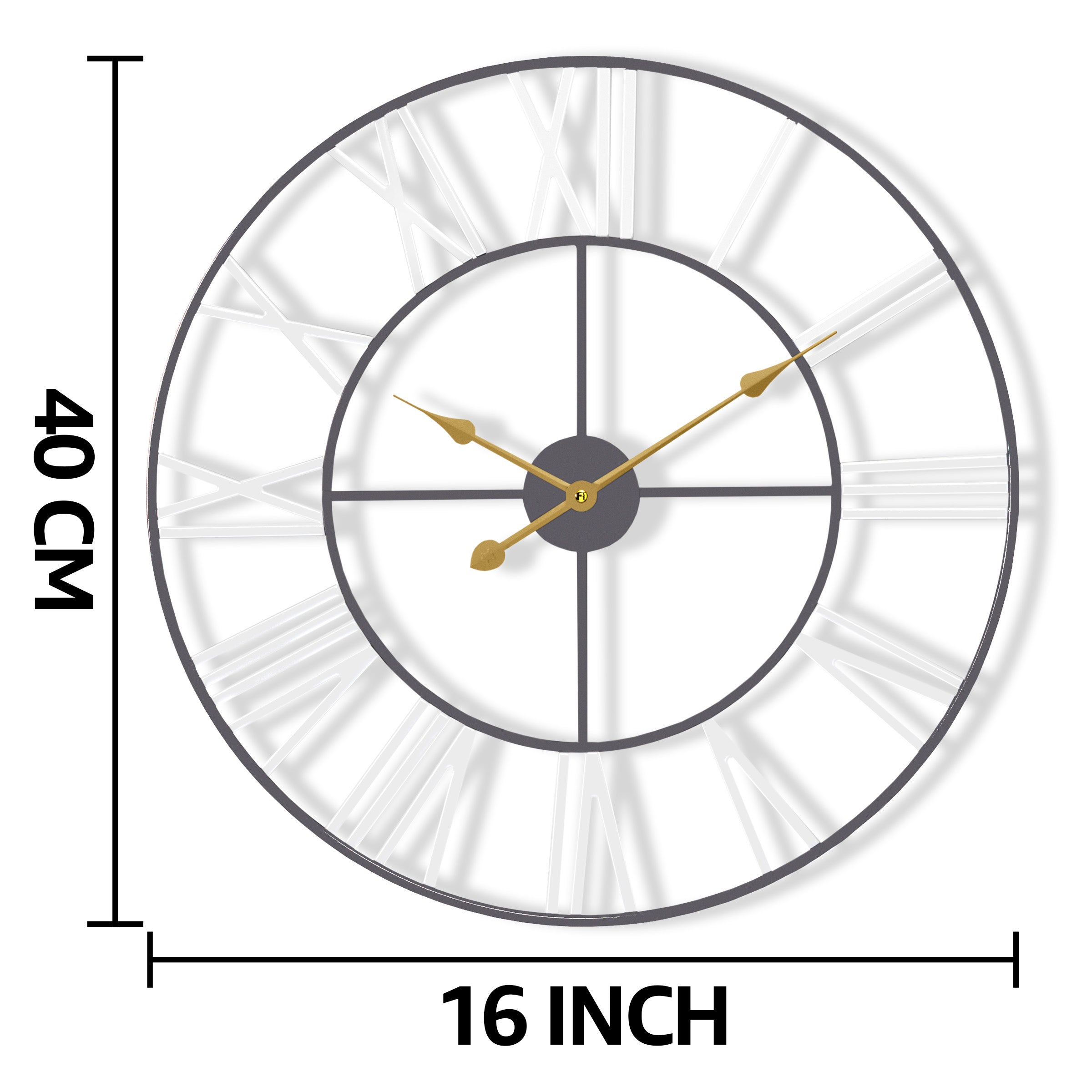 16 Inch  40 Cm Wall Clock