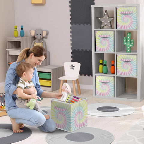 11" Cube Storage Bins (6 Pack)