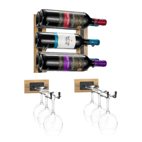 Wine Rack Stemware Wall Mounted (Set of 4)