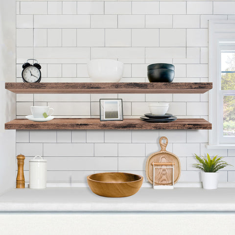 55-Inch Extra Long Floating Shelves (Set of 2)