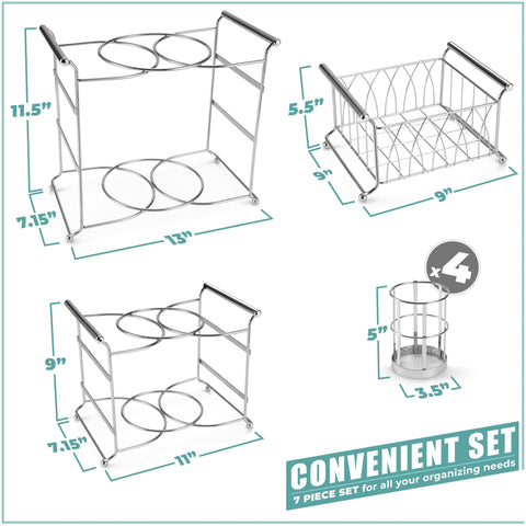 Stackable Buffet Caddy (7 Pc)