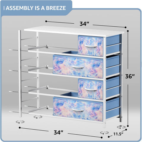 8 Drawer Wide Dresser