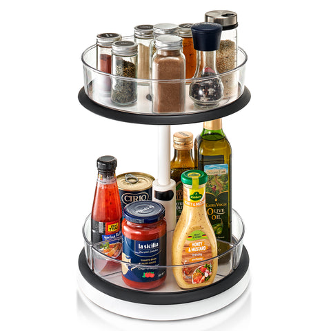 2-Tier Rotating Kitchen Organizer