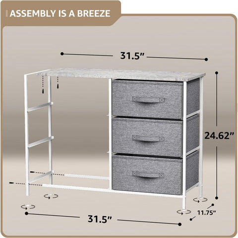 6 Drawer Dresser (Wood Top)