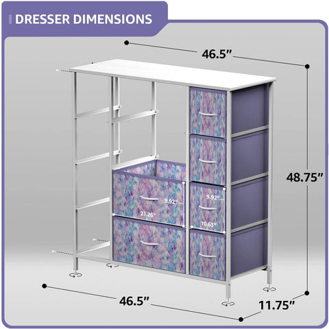 12 Drawer Wide Dresser