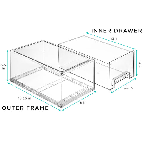 Laundry Drawer Organizers with Handles