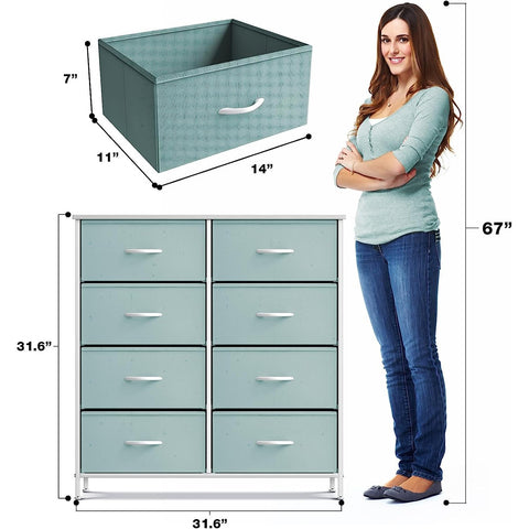 8-Drawer Dresser Stand (Tie Dye)
