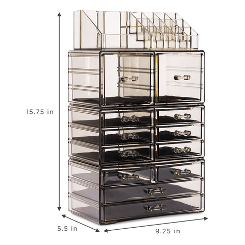 Makeup Organizer Case (12 drawer 4Pc)