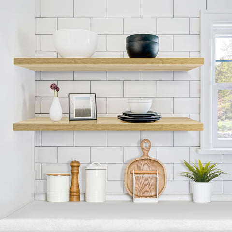 Long Floating Shelves (2 Pack)