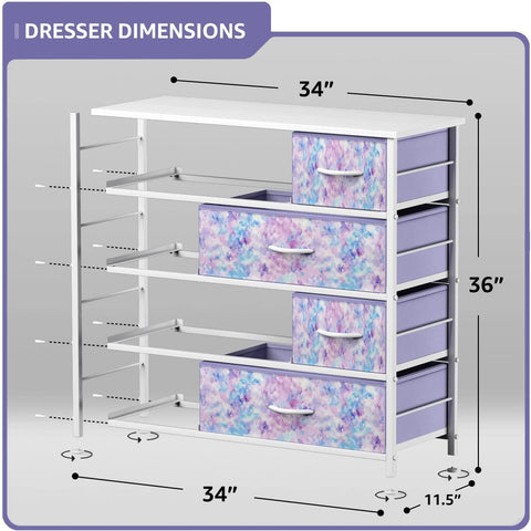 8 Drawer Wide Dresser