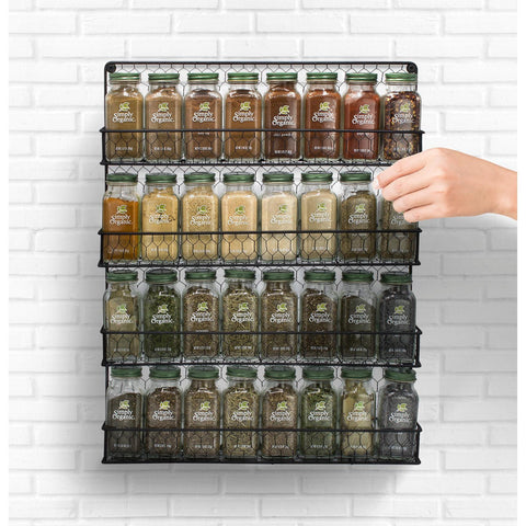 Chicken Wire Spice Rack (4 Tier)