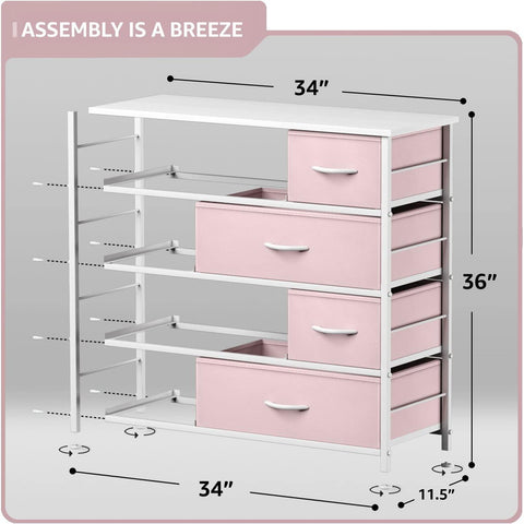 8 Drawer Wide Tall Dresser