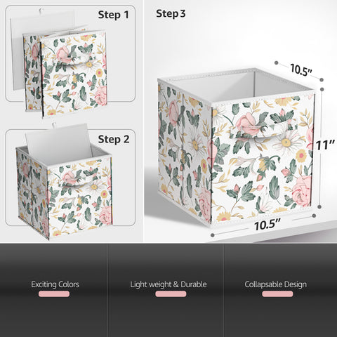 11" Cube Storage Bins (6 Pack)