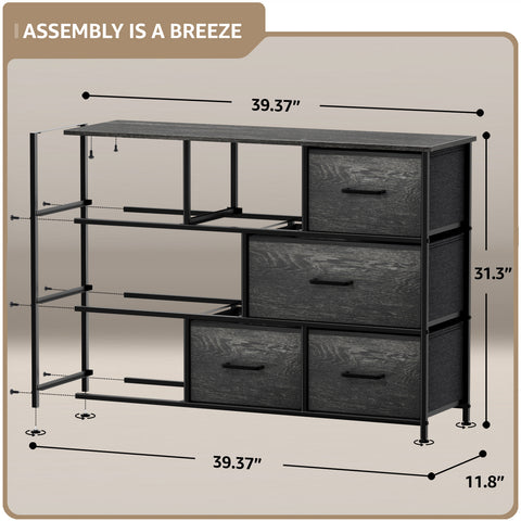 8 Drawer Dresser (Wood Top)