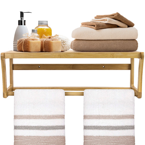 Bamboo Towel Rack