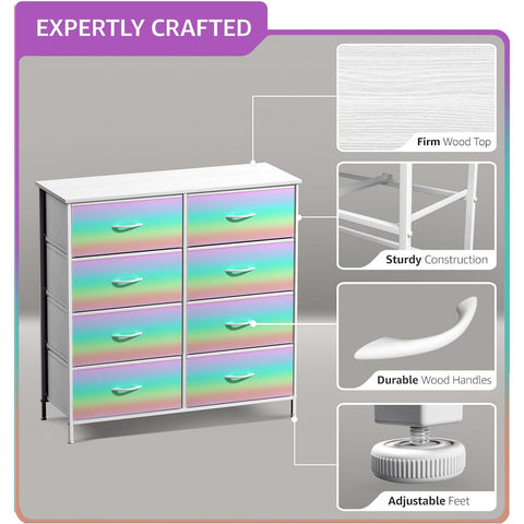 8 Drawer Dresser Stand