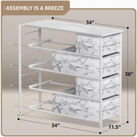 8 Drawer Wide Dresser