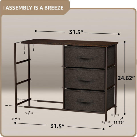 6 Drawer Dresser (Wood Top)