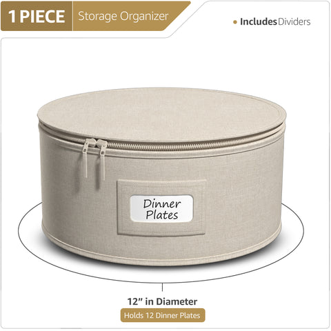 China Storage Dinner Plate Container Dinnerware Organizer (1 Piece)