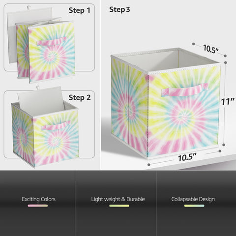 11" Cube Storage Bins (6 Pack)
