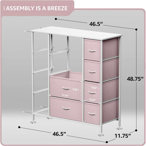 12 Drawer Wide Dresser