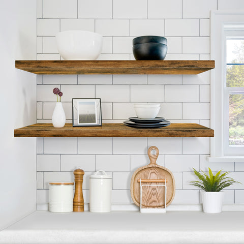 Long Floating Shelves (2 Pack)