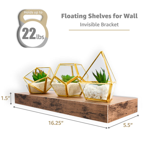 Wall Mounted Floating Shelves (5 Pack)
