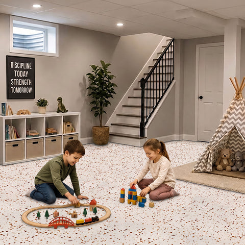 16 Tiles 64 Sq ft Wood Grain Foam Tiles