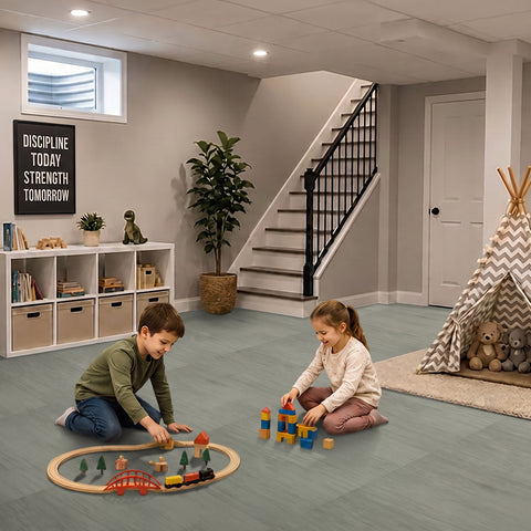 16 Tiles 64 Sq ft Wood Grain Foam Mats