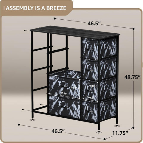 12 Drawer Tall Wide Dresser