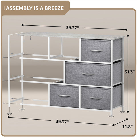 8 Drawer Dresser (Wood Top)