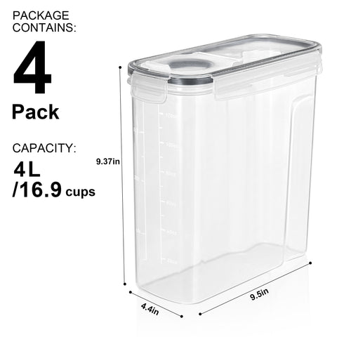 Food Dispenser Containers (Set of 4)