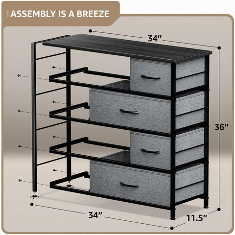 8 Drawer Wide Dresser