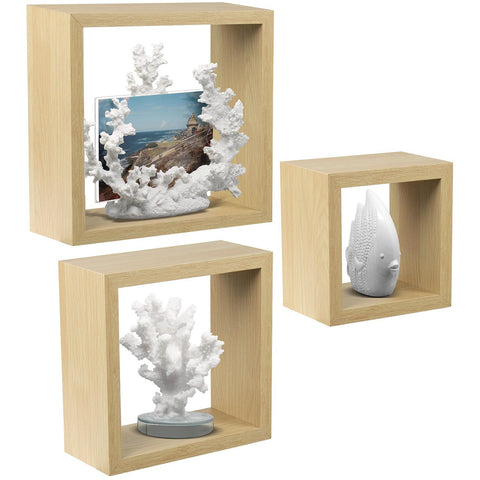 Square Floating Shelf (Set of 3)