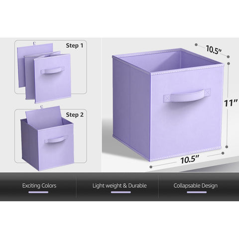 11" Cube Storage Bin (Single Pack Pastels)