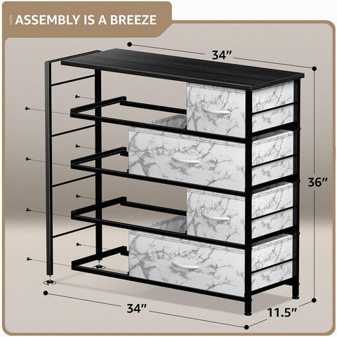 8 Drawer Wide Dresser