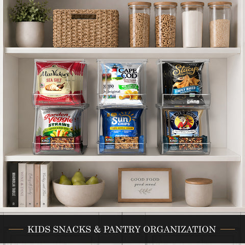 Open Front Snack Bins