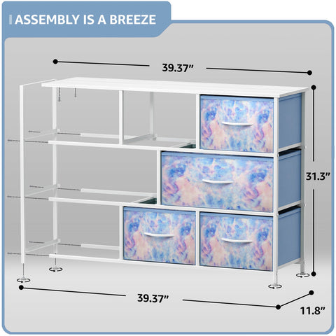 8 Drawer Wide Dresser