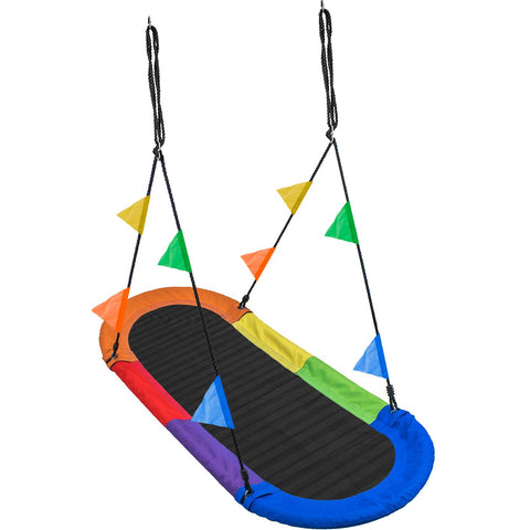 Saucer Surf Swing with Flags