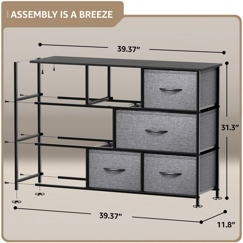 8 Drawer Dresser (Wood Top)