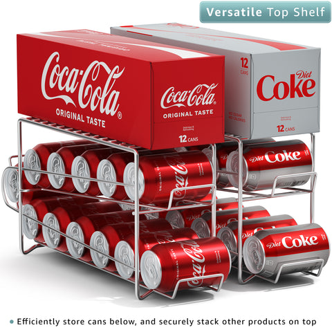 Soda Can Beverage Dispenser Rack (2 Pack)