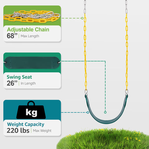 Heavy Duty Belt Swing Set