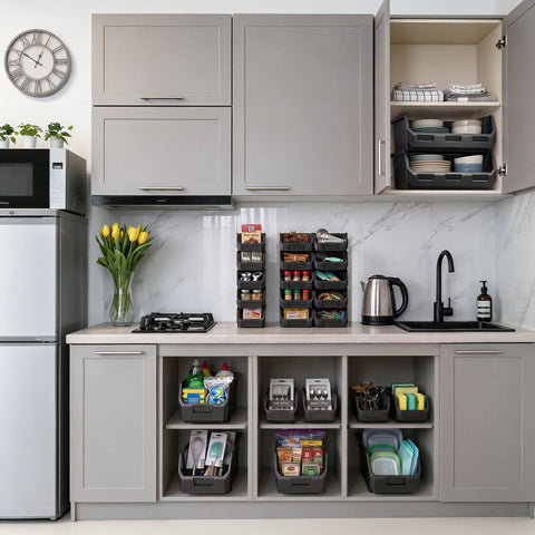 Open Front Kitchen Storage Bin