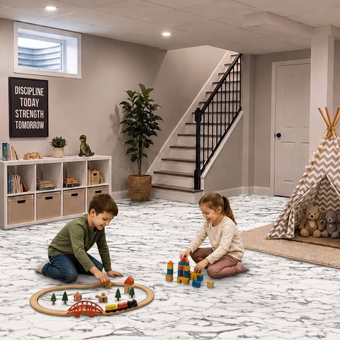 16 Tiles 64 Sq ft Wood Grain Foam Tiles