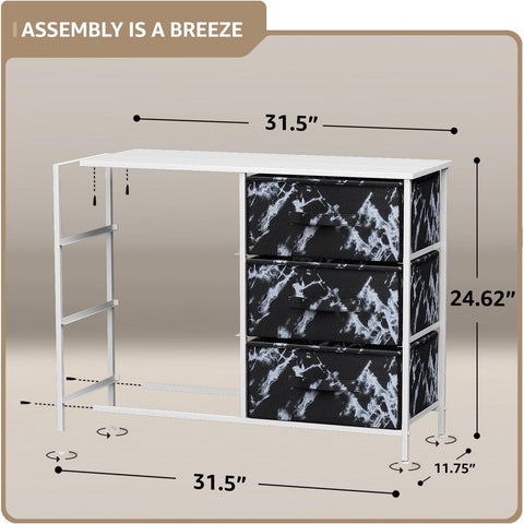 6 Drawer Dresser (Wood Top)