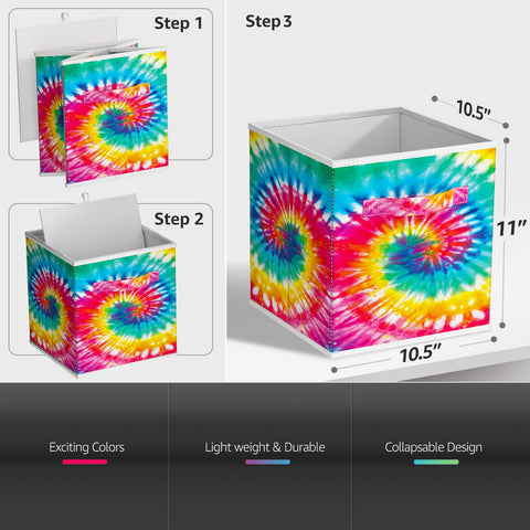 11" Cube Storage Bins (6 Pack)