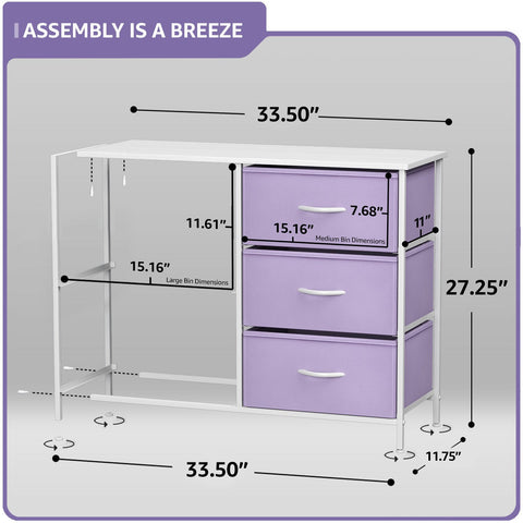 5 Drawer Dresser Nightstand