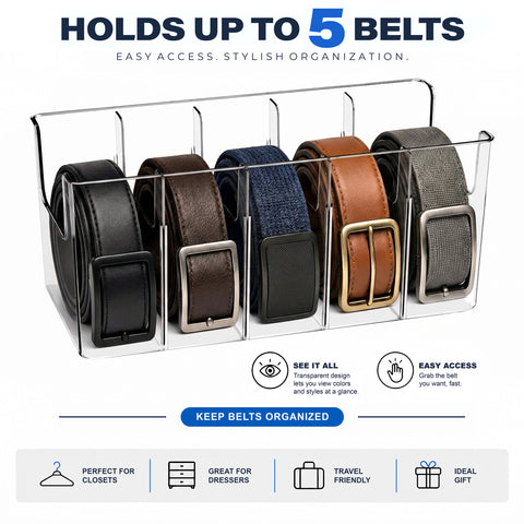 2 Pack Belt Organizer