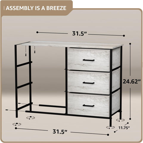 6 Drawer Dresser (Wood Top)